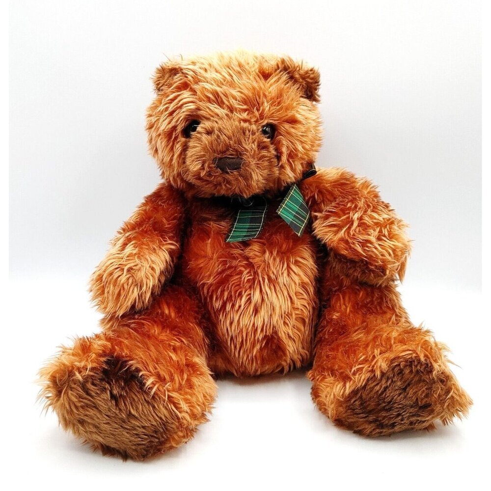 TY CLASSIC BABY AUBURN 10” Teddy Bear Stuffed Animal Beanie Toy Vintage 2001